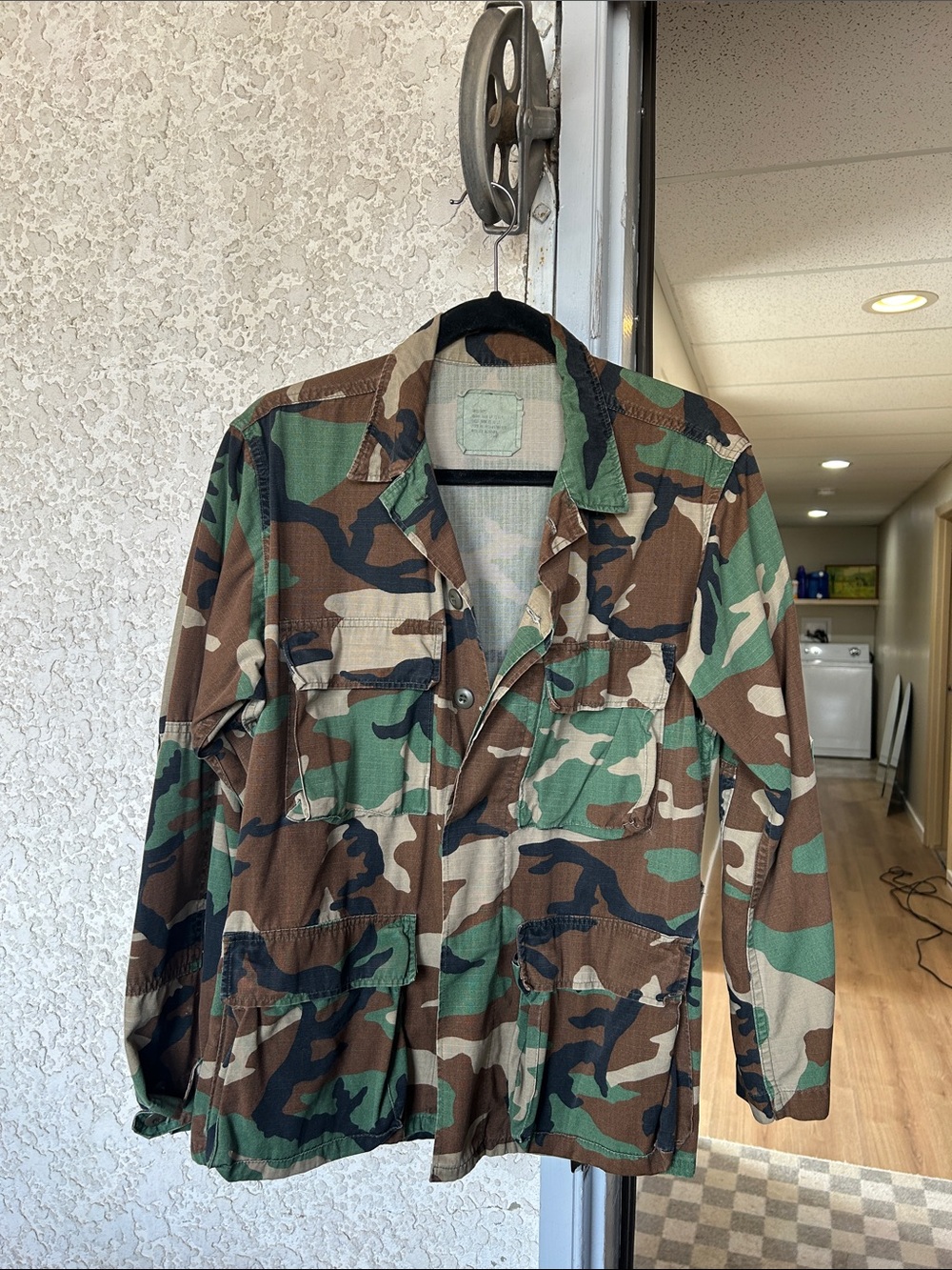 Vintage Military Field Jacket - Green, Brown, Black